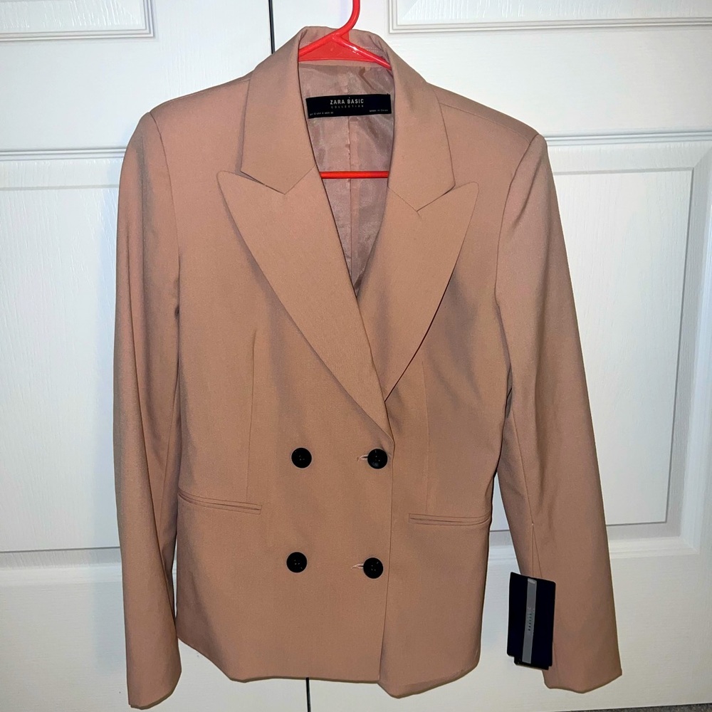Zara double breasted blazer